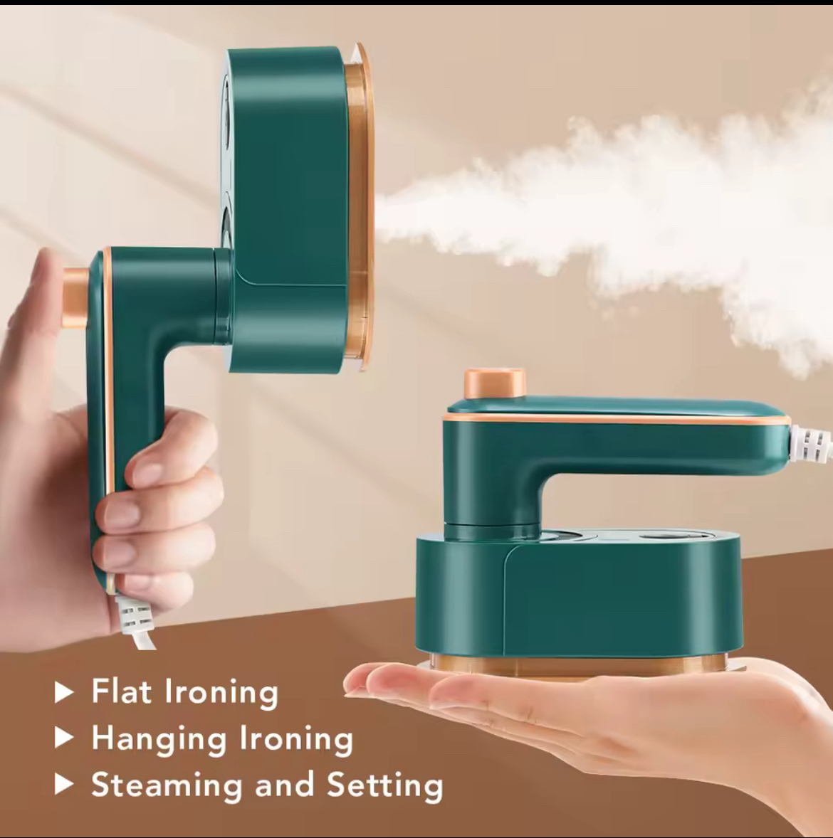 Mini roterande ångstrykjärn - Gör din resa enklare