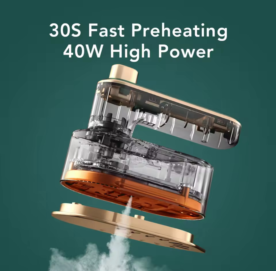 Mini roterande ångstrykjärn - Gör din resa enklare